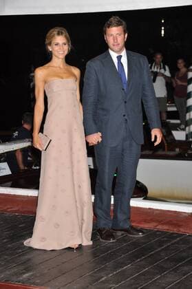 73rd Venice Film Festival. Arrivals for Franca: Chaos and Creation red carpet. Pictured: Nicoletta Romanoff, Federico Alvera  Copyright: xVeneziax2016x