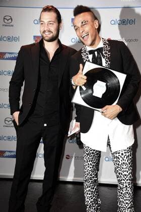 Patrick G. Boll und Prince Damien bei der Alcatel Entertainment Night im Sheraton Berlin Grand Hotel Esplanade. Berlin, 02.09.2016 Foto:xFredericx xFuturexImage
