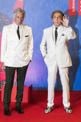 Giancarlo Giammetti and Valentino Garavani attending the Franca: Chaos and Creation premiere at the 73rd Venice International Film Festival on September 02.2016 Foto:xDaziramx xFuturexImage