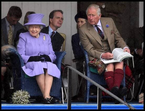 . 03 09 2016. Braemar, United Kingdom. HM The Queen attends The Braemar Gathering. HM Queen Elizabeth II joined by Prince Philip, The Duke of Edinburgh, Prince Charles, Prince of Wales ,Princess Anne, at The Braemar Gathering in the Scottish Highlands.  xAndrewxParsonsx xi-Imagesx IIM-13365-0121