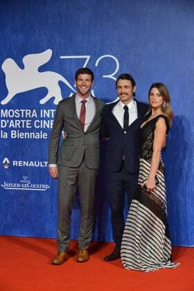 Filmfestspiele Venedig - In Dubious Battle Filmpremiere 73rd Venice Film Festival, Red Carpet Film In Dubious Battle . Pictured: Austin Stowell, James Franco, Ashley Greene  Copyright: xSimonexComi Veneziax2016x