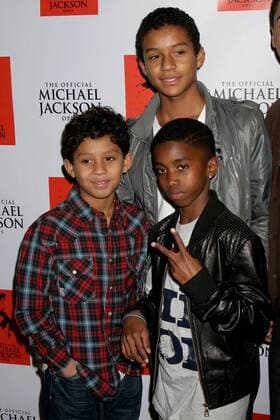 Dec. 08, 2009 - Hollywood, California, United States - I14537CHW . The Official Michael Jackson Opus Publication And Unveiling Reception .The Luxe Hotel, Bel-Air, CA .12 08 09 .JAAFAR JACKSON AND JERMAJESTY JACKSON - SONS OF JERMAINE JACKSON WITH CHRISTIAN COMBS- SON OF SEAN P.DIDDY COMBS . 2009 - ZUMAge2_