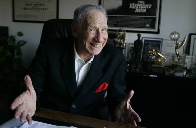 Dec 09, 2009 - Culver City, California, USA - MEL BROOKS , writer, composer, actor, director, and producer, photographed at his office at Culver Studios. Mr Brooks was one of the individuals receiving the Kennedy Center Honors of 2009. - ZUMAa01_