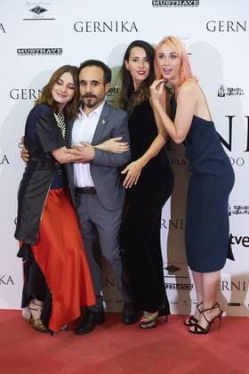September 5, 2016 - Madrid, Madrid, Spain - Maria Valverde, Koldo Serra, Barbara Goenaga, Ingrid Garcia Jonsson attended Gernika premiere at Palafox Cinema on September 5, 2016 in Madrid Madrid Spain  - ZUMAg15_