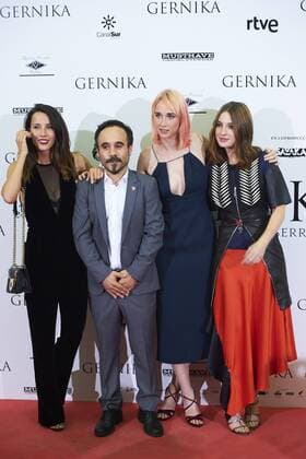 September 5, 2016 - Madrid, Madrid, Spain - Maria Valverde, Koldo Serra, Barbara Goenaga, Ingrid Garcia Jonsson attended Gernika premiere at Palafox Cinema on September 5, 2016 in Madrid Madrid Spain  - ZUMAg15_