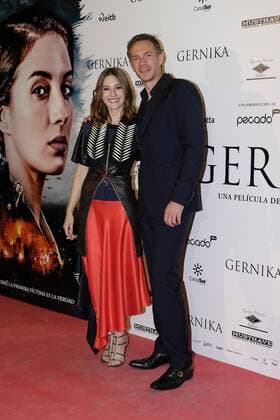 September 5, 2016 - Madrid, Madrid, Spain - Actors Maria Valverde and James D Arcy pose at the premiere of film Gernika , at Palafox cinema in Madrid, Spain, 05 September 2016 Photo: NurPhoto Madrid Spain  - ZUMAn230