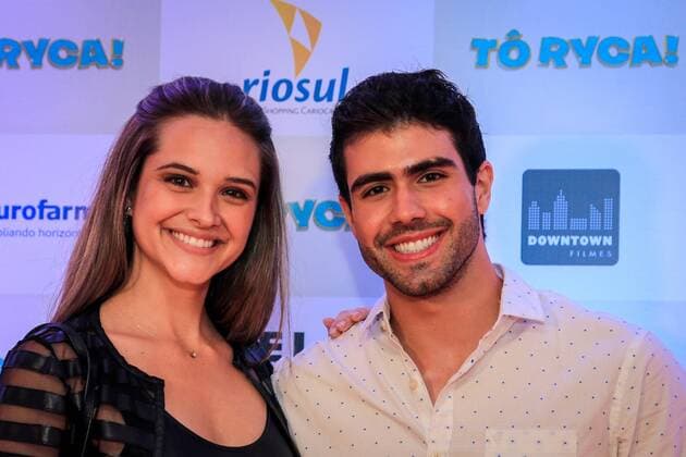 RIO DE JANEIRO, RJ - 05.09.2016: PRÉ ESTRÉIA DO FILME TÔ RYCA - Juliana Paiva and Juliano Laham during Pre premiere of the movie Tô Ryca, new film of Downtown Filmes and Paris Filmes, which opens in theaters on 22 09, held in Kinoplex Shopping Rio Sul in Rio de Janeiro, RJ. x1199001x  AndréxHorta