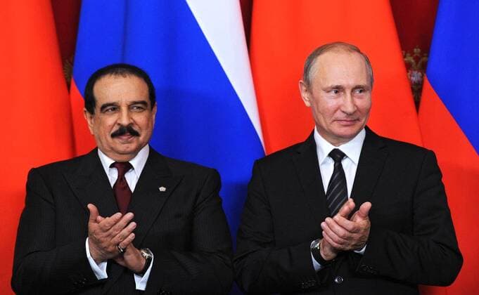 September 6, 2016 - Moscow, Russia - Russian President Vladimir Putin during a bilateral meeting with the King of Bahrain Hamad bin Isa Al Khalifa at the Kremlin September 6, 2016 in Moscow, Russia. Moscow Russia - ZUMAp138