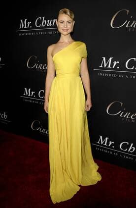 Lucy Fry MR. CHURCH FILM PREMIERE Hollywood Patrick Rideaux PicturePerfect