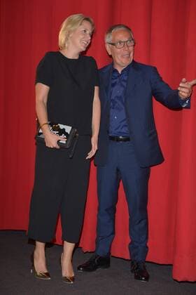 Weltpremiere SMS fuer Dich Anika Decker, Willi Geike, President, Managing Director Ankunft zur Weltpremiere SMS fuer Dich im CineStar im Sony Center in Berlin am 06.09.2016