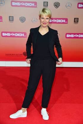 Weltpremiere SMS fuer Dich Cordula Stratmann Ankunft zur Weltpremiere SMS fuer Dich im CineStar im Sony Center in Berlin am 06.09.2016