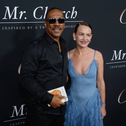 Cast members Eddie Murphy and Britt Robertson attend the premiere of the motion picture drama Mr. Church at the ArcLight Cinema Dome in the Hollywood section of Los Angeles on September 6, 2016. Storyline: Mr. Church tells the story of a unique friendship that develops when a little girl and her dying mother retain the services of a talented cook - Henry Joseph Church. What begins as a six month arrangement instead spans fifteen years, and creates a family bond that lasts forever.  LAP2016090617 JIMxRUYMEN