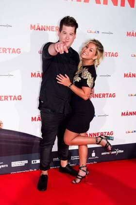 Chris Tall mit Freundin Sabrina Fischer bei der Premiere - Männertag - am 06.09.2016 in Köln. Premiere - Männertag - in Köln
