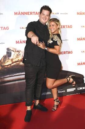 Chris Tall mit Freundin Sabrina bei der Premiere des Kinofilms Männertag im Cinenova. Köln, 06.09.2016 Foto:xgbrcix xFuturexImage