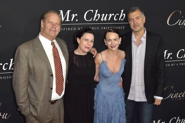 Bruce Beresford, Susan McMartin, Britt Robertson und Lee Nelson bei der Premiere des Kinofilms Mr. Church im Arclight Hollywood. Los Angeles, 06.09.2016 Foto:xD.xStarbuckx xFuturexImage