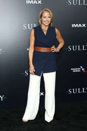 Katie Couric bei der Sully Film Premiere am 6.09.2016 in New York Sully Kino Premiere in New York City, 2016 