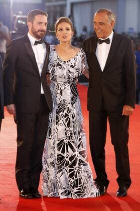 Director Pablo Larrain, actress Natalie Portman and director of the festival Alberto Barbera attending the Jackie premiere at the 73rd Venice International Film Festival on September 07, 2016 Foto:xD.xBedrosianx xFuturexImage