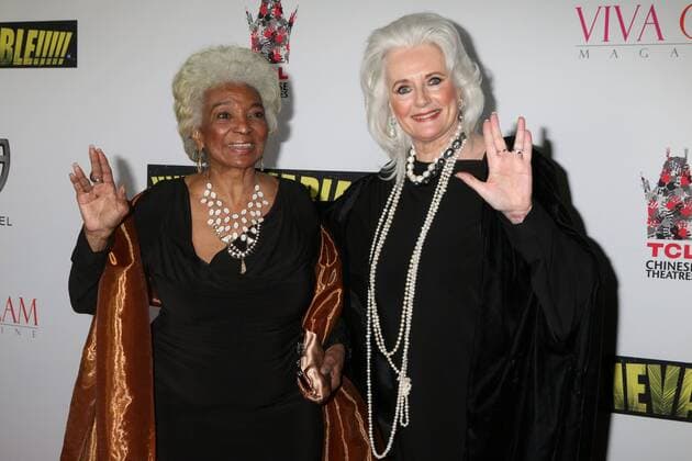 LOS ANGELES - SEP 7: Nichelle Nichols, Celeste Yarnall at the UNBELIEVABLE!!!!! Premiere at the TCL Chinese 6 Theaters on September 7, 2016 in Los Angeles, CA  Copyright: xKathyxHutchinsx