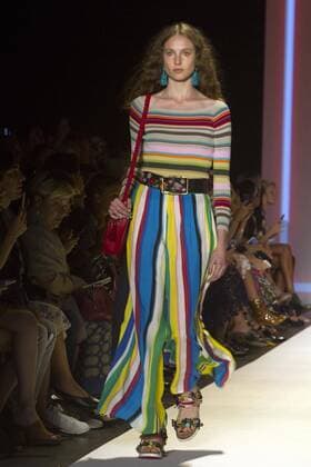 New York Fashion Week - Desigual Modenschau A model presents the creations of Desigual during the opening day of the New York Fashion Week in New York, United States, 08 September 2016. DESIGUAL PRESENTS NEW WOMEN S COLLECTION IN NEW YORK !ACHTUNG: NUR REDAKTIONELLE NUTZUNG!  NYC001 20160908-636089755624814194