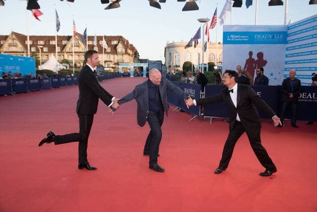 Festival du Cinema Americain in Deauville - War On Everyone Filmpremiere 211186 Arnal-Bar Starface 2016-09-08 Deauville France 42nd Deauville American Film festival. Red Carpet de War on everyone . 42e Festival du cinema americain de Deauville. Michael Pena. Alexander Skarsgard. Skarsgard, Alexander  Copyright: xArnal-Barx STAR_211186_018