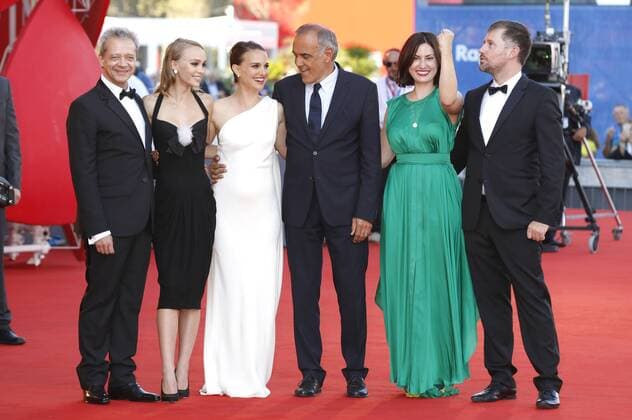 Frederic Jouve, Lily-Rose Melody Depp, Natalie Portman, Alberto Barbera and Rebecca Zlotowski attending the Planetarium premiere at the 73rd Venice International Film Festival on September, 08.09.2016 Foto:xD.xBedrosianx xFuturexImage