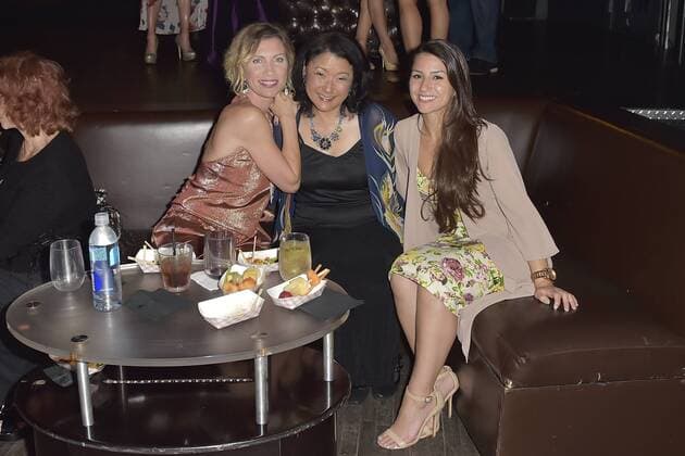 Patti Yasutke mit Gästen bei der After-Party der Weltpremiere der Sci-Fi Parodie Unbelievable!!!!! im Ohm Nightclub. Los Angeles, 07.09.2016 Foto:xD.xStarbuckx xFuturexImage