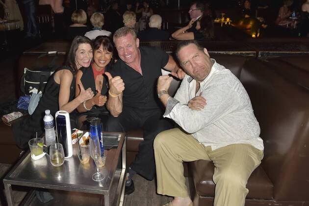 Corey Allen Kotler mit Gästen bei der After-Party der Weltpremiere der Sci-Fi Parodie Unbelievable!!!!! im Ohm Nightclub. Los Angeles, 07.09.2016 Foto:xD.xStarbuckx xFuturexImage