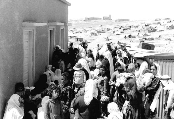 Palestinian refugees during the Arab Israeli war of 1948 WHA  !ACHTUNG AUFNAHMEDATUM GESCHÄTZT! Copyright: WHA UnitedArchivesWHA_061_0789