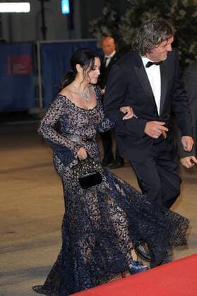 73rd Venice Film Festival, Red Carpet film On the milky road . Pictured: Monica Bellucci, Emir Kusturica  Copyright: xAlbertoxTerenghi Veneziax2016x