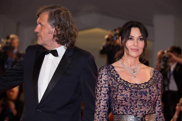 Foto IPP DanielexCifala Venezia 09 09 2016 73 Filmfestspiele Venedig Red Carpet On The Milky Road Emir Kusturica con l attrcie Monica Bellucci  0
