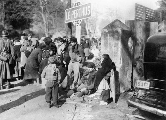 Spanish refugees reach France at the end of the Spanish Civil War WHA  !ACHTUNG AUFNAHMEDATUM GESCHÄTZT! Copyright: WHA UnitedArchivesWHA_064_0683