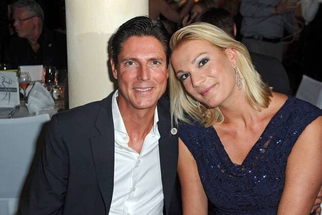 5. Aktion Kinderträume Golf Cup . Marcus Höfl und Maria Höfl - Riesch anläßlich des 5. Aktion Kinderträume Golf Cup am 09.09.2016 in St. Leon-Rot.