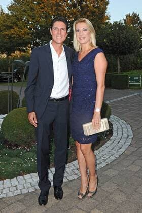 5. Aktion Kinderträume Golf Cup . Marcus Höfl und Maria Höfl - Riesch anläßlich des 5. Aktion Kinderträume Golf Cup am 09.09.2016 in St. Leon-Rot.