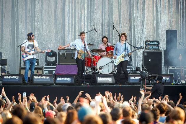 Lollapalooza Berlin 2016. Tocotronic während eines Auftrittes im Rahmen des Lollapalooza Berlin 2016 am 10. und 11.09.2016 in Berlin Treptow.