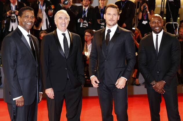Denzel Washington, Walter Mirisch, Chris Pratt and Antoine Fuqua attending the The Magnificent Seven premiere at the 73rd Venice International Film Festival on September 10, 2016 Foto:xD.xBedrosianx xFuturexImage
