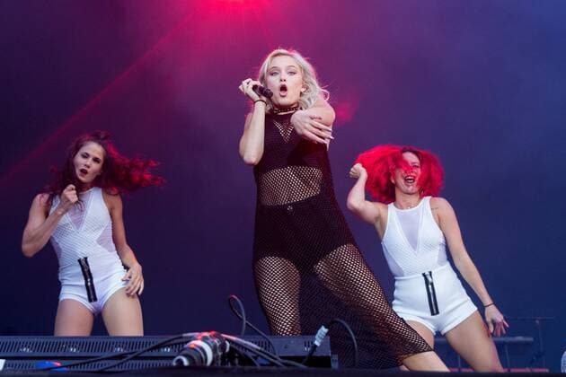 Swedish music Zara Larsson at Dcode music festival in Madrid. September 10, 2016.  (20160910004)