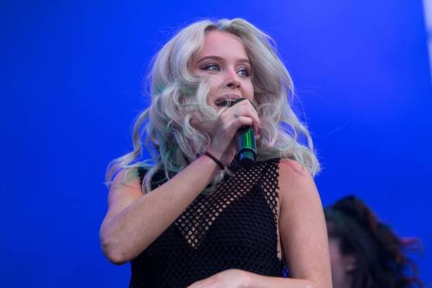 Swedish music Zara Larsson at Dcode music festival in Madrid. September 10, 2016.  (20160910017)