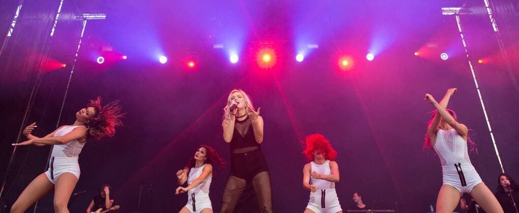 Swedish music Zara Larsson at Dcode music festival in Madrid. September 10, 2016.  (20160910009)