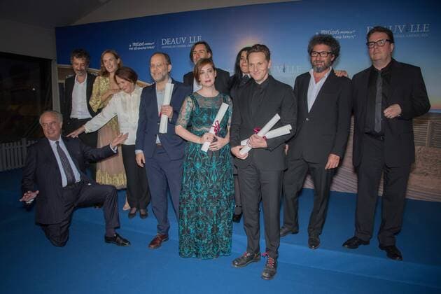 Festival du Cinema Americain in Deauville - Preisverleihung 211347 Arnal-Bar Starface 2016-09-10 Deauville France 42nd Deauville American Film Festival. Remise de prix. Photocall. Solondz Todd; Ross, Matt; Sachs, Ira  Copyright: xArnal-Barx STAR_211347_005