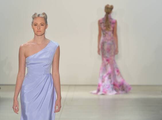 A model walks on the runway at the Irina Vitjaz show during New York Fashion Week in New York City on September 12, 2016. The show is at The Gallery, Skylight Clarkson Square.  NYP20160912203 ANDREAxHANKS