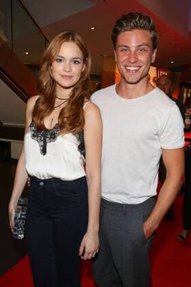 Lena Schuele, Jannik Schuemann, Deutschlandpremiere von Lena Love im Mathaeser Filmpalast in Muenchen am 12.09.2016