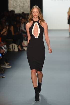 A model walks on the runway at the Artistix show during New York Fashion Week: The Shows at The Dock, Skylight at Moynihan Station in New York City on September 12, 2016.  NYP201612020009 ANDREAxHANKS