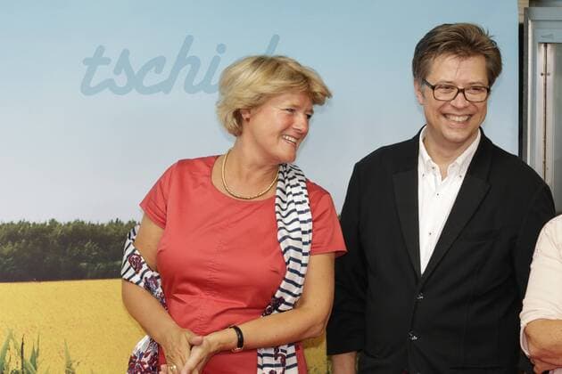Berlin, Weltpremiere von TSCHICK am Montag, den 12. September 2016, Foto: Staatsministerin für Kultur und Medien, Monika Grütters, Produzent Marco Mehlitz