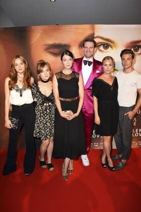 Emilia Schüle, Kyra Sophia Kahre, Anna Bederke, Georg Böhm, Sina Tkotsch und Jannik Schümann bei der Premiere des Kinofilms LenaLove im Mathäser Filmpalast. München, 12.09.2016 Foto:xP.xSchönbergerx xFuturexImage