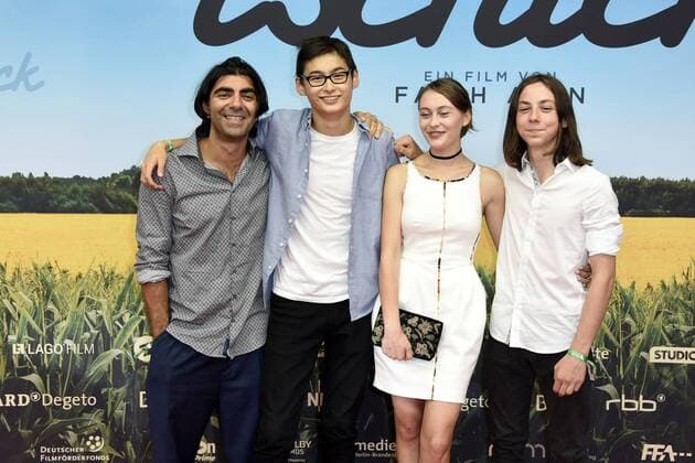 Fatih Akin, Anand Batbileg, Nicole Mercedes Müller und Tristan Göbel bei der Filmpremiere Tschick im Kino International. Berlin, 12.09.2016 Foto:xFredericx xFuturexImage