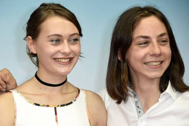 Nicole Mercedes Müller und Tristan Göbel bei der Filmpremiere Tschick im Kino International. Berlin, 12.09.2016 Foto:xFredericx xFuturexImage