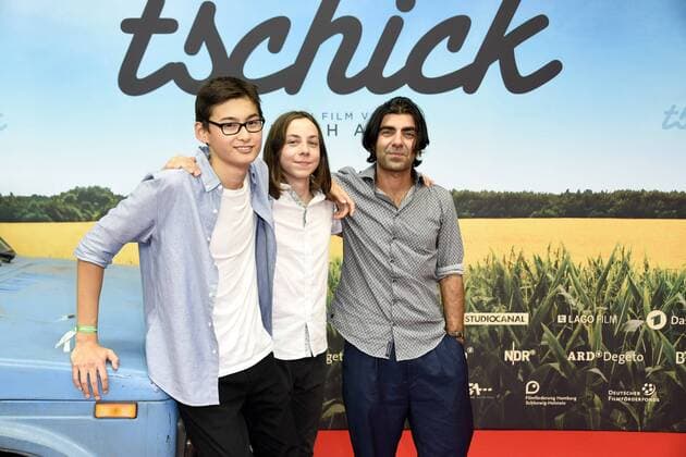 Anand Batbileg, Tristan Göbel und Fatih Akin bei der Filmpremiere Tschick im Kino International. Berlin, 12.09.2016 Foto:xFredericx xFuturexImage