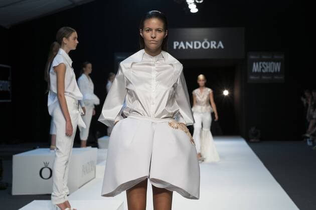 September 12, 2016 - Madrid, Madrid, Spain - Parade the Pandora in MFSHOW 2016 women held at the Museum of Costume in Madrid, on September 12, 2016. Madrid Spain  - ZUMAn230