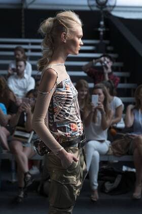 September 12, 2016 - Madrid, Spain - Highly Preppy parade in the fashion week TRESemmoÂ© MFSHOW WOMEN held at the Museum of Costume in Madrid, on September 12, 2016. Madrid Spain  - ZUMAn230