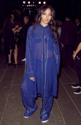 September 12, 2016 - New York, NY, U.S. - NY, NY September 12, 2016 : Tinashe Front row at The DKNY Spring Summer 2017 fashion show at The Highline during Fashion week on September 12, 2016 New York U.S. - ZUMAs49_